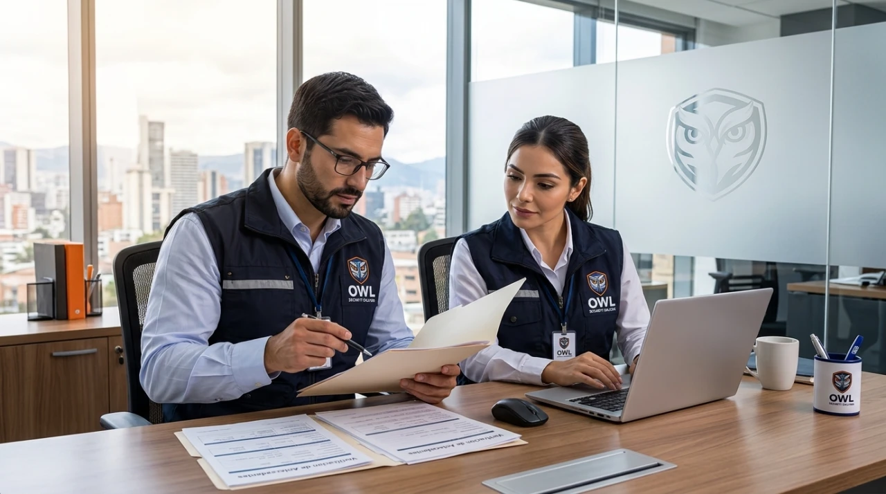 Profesionales analizando información empresarial